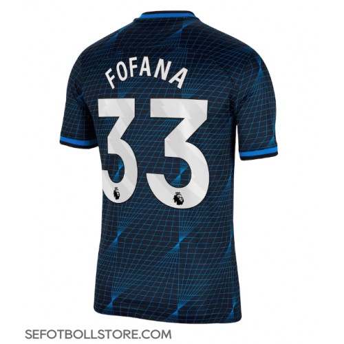 Chelsea Wesley Fofana #33 Replika Bortatröja 2023-24 Kortärmad